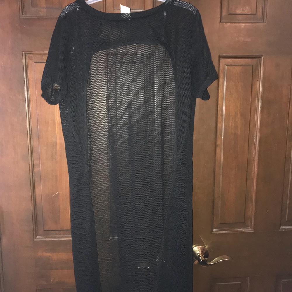 Fishnet Long Cardigan